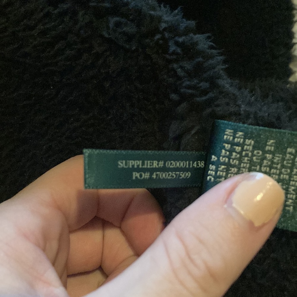 Ralph Lauren Shearling Faux Fur Black vest❄️ - Picture 5 of 6